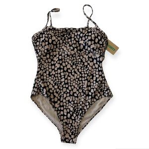 Sandflower-Cheetah print One piece Swimsuit-NWT-Sz Small(4-6)
